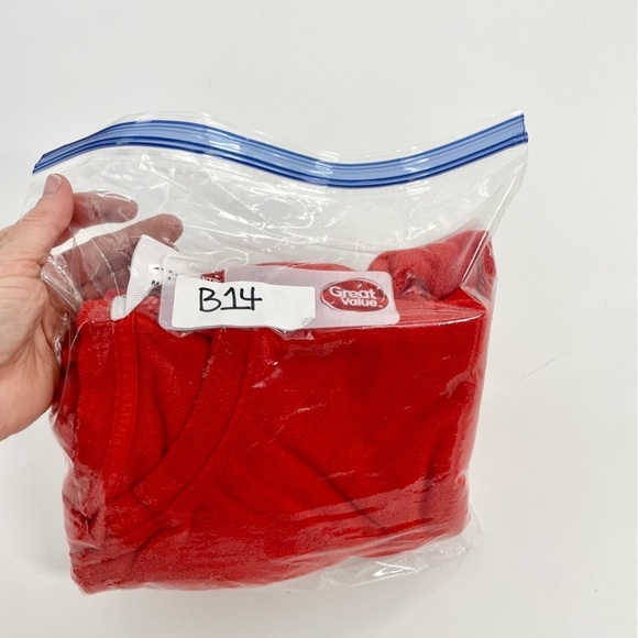 OFFLINE by Aerie Summer Lights Terry Cropped T-Shirt & Short Set Red L/XL - Picture 15 of 15